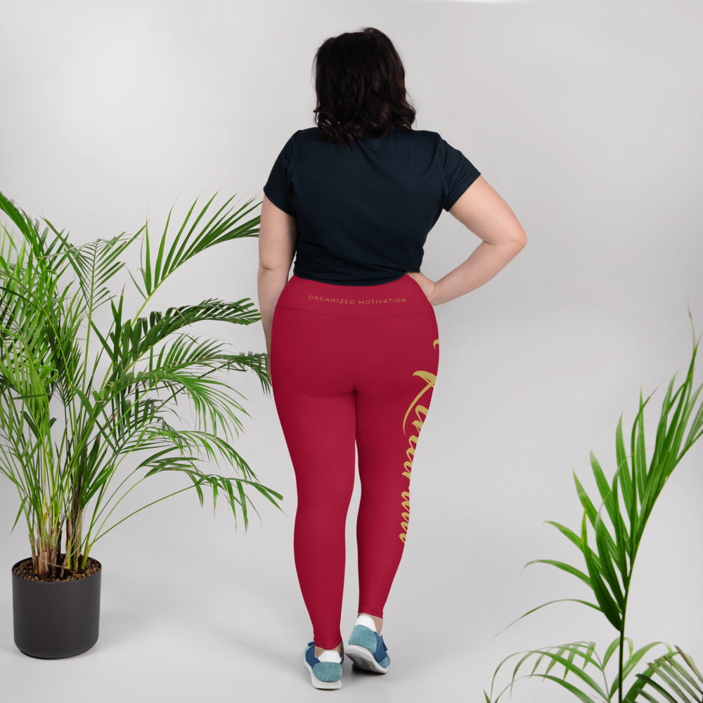 All-Over Print Plus Size Leggings