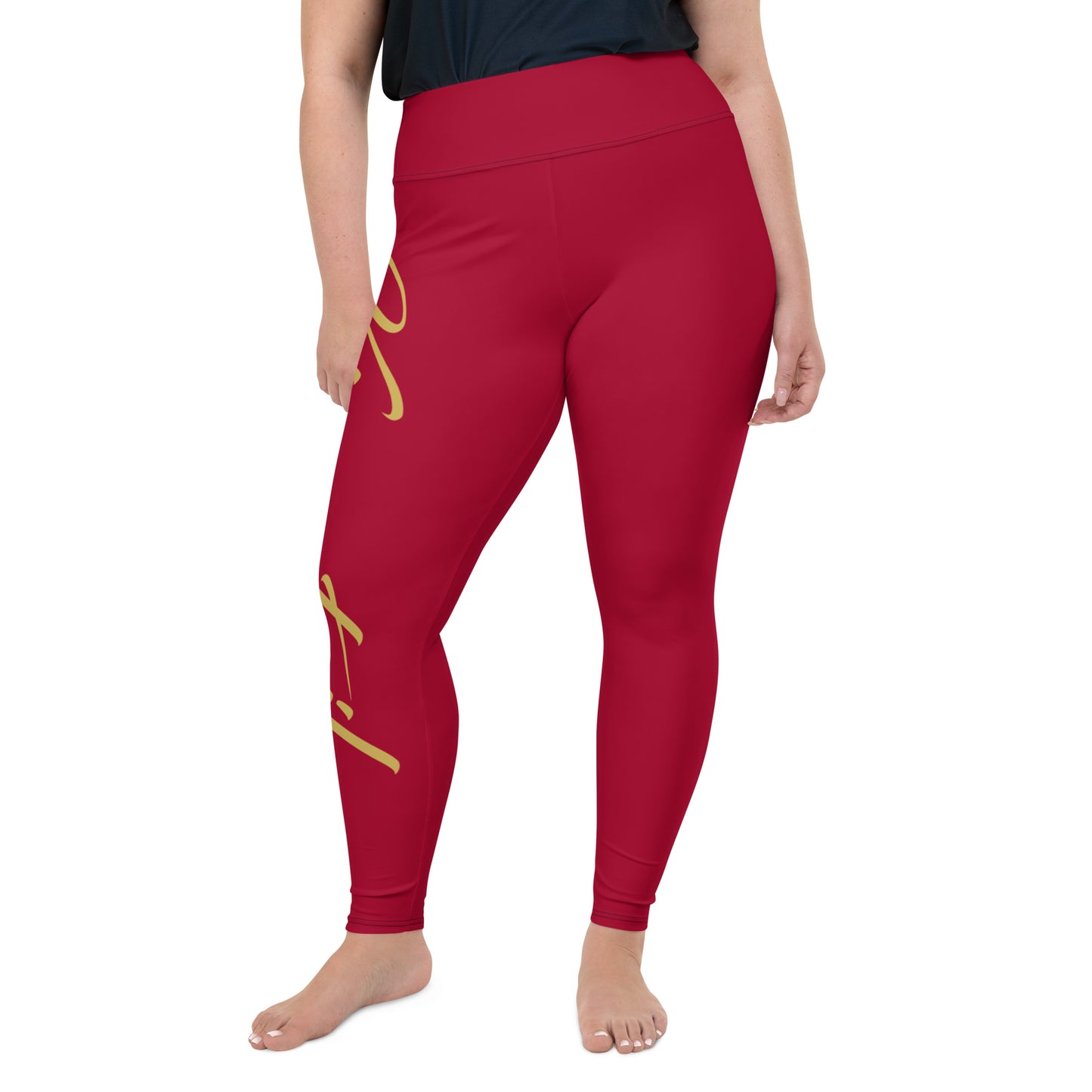 All-Over Print Plus Size Leggings