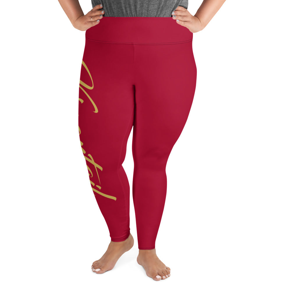 All-Over Print Plus Size Leggings