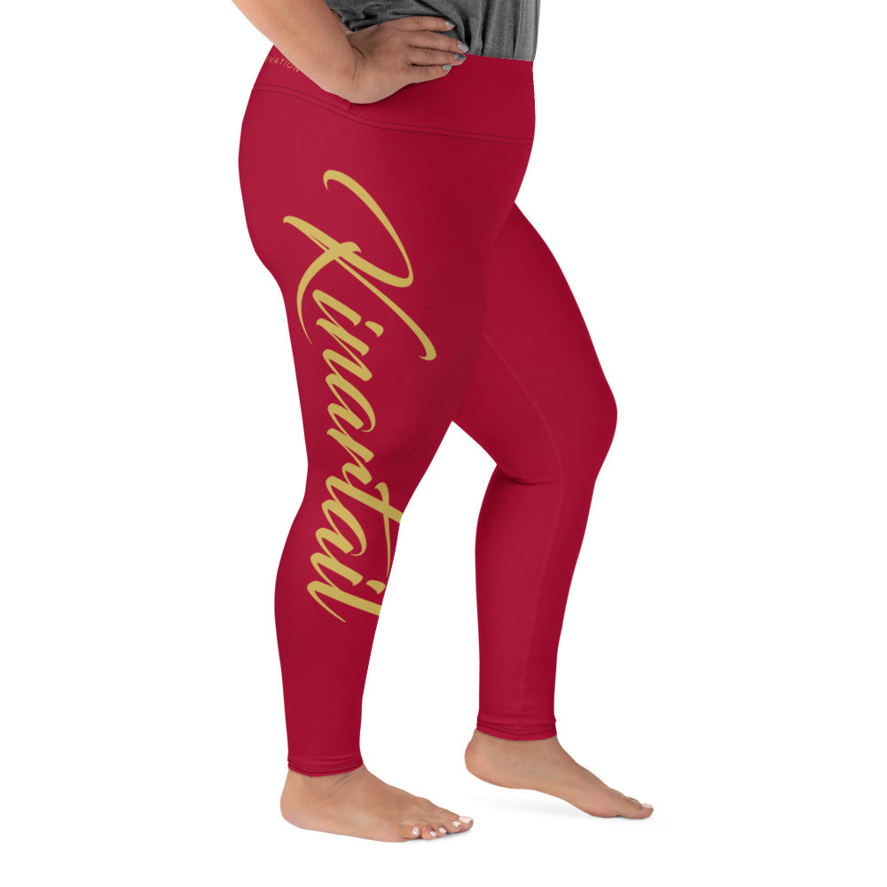 All-Over Print Plus Size Leggings