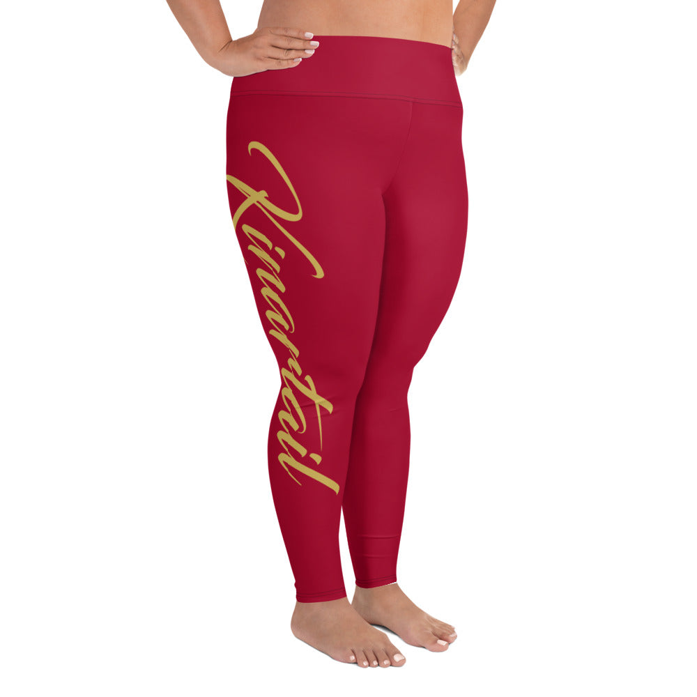All-Over Print Plus Size Leggings