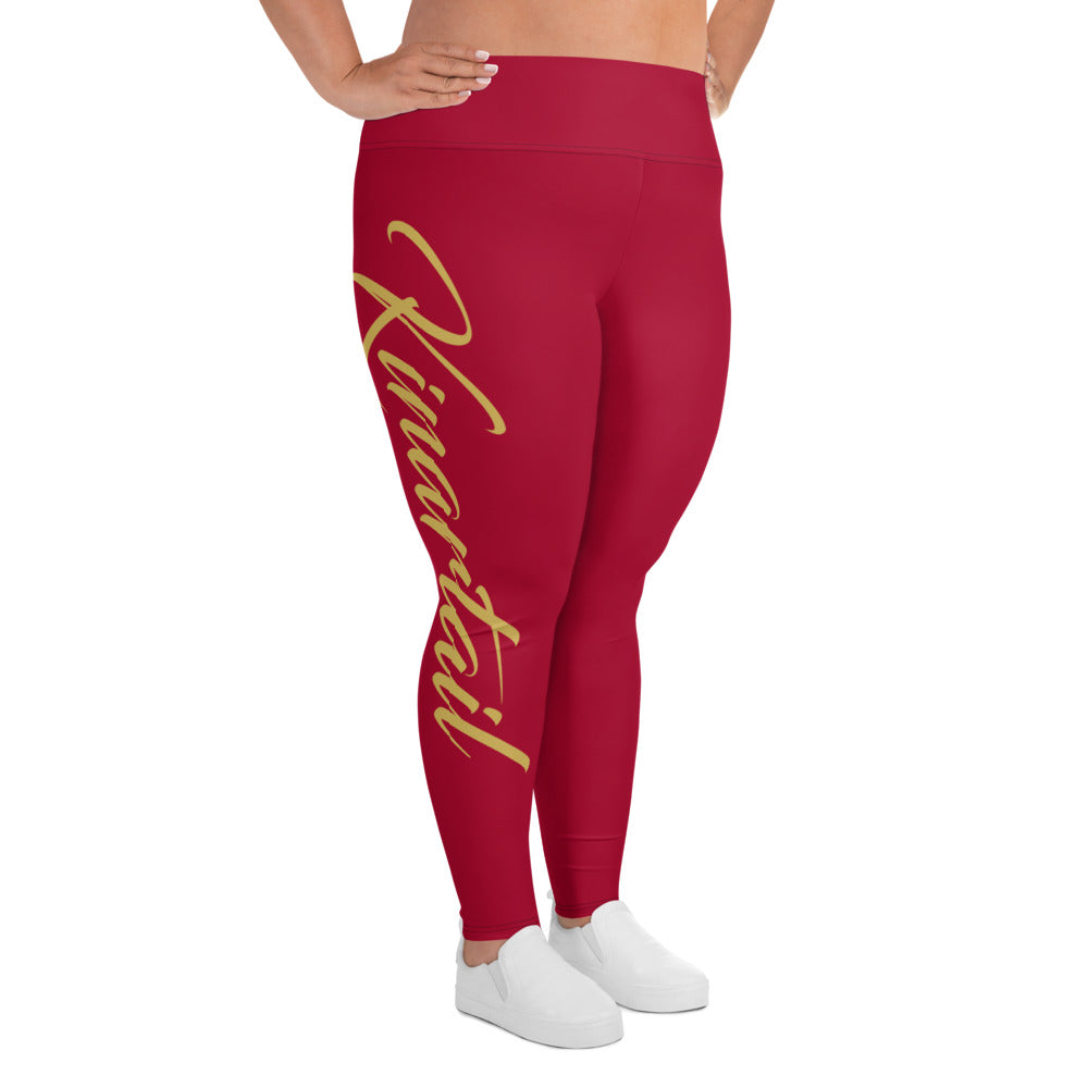 All-Over Print Plus Size Leggings